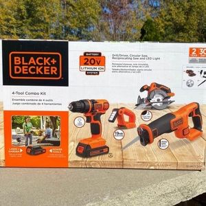 Black and Decker 4 Tool Combo Kit